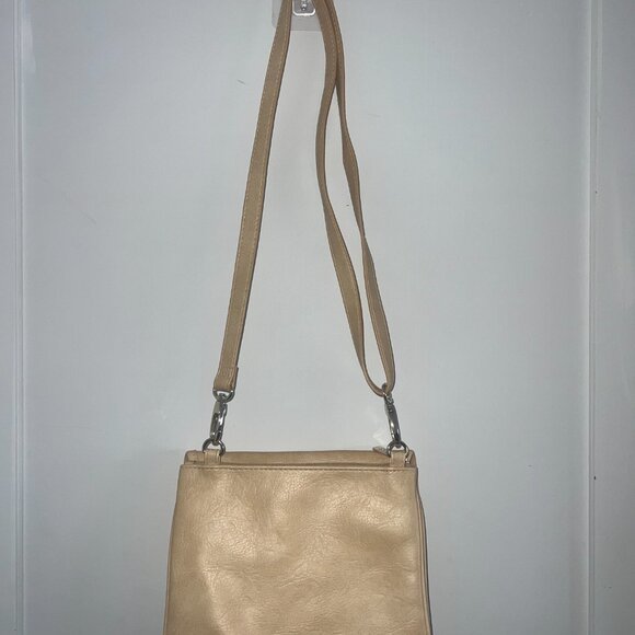 BEIS - The 2-in-1 Faux Leather Backpack In Beige - Picture 12 of 16